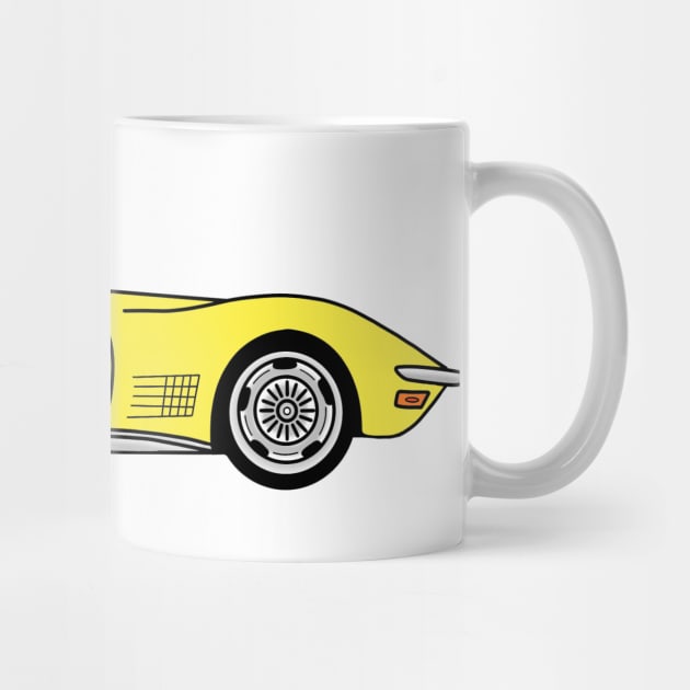 Daytona Yellow C3 Corvette by ally1021